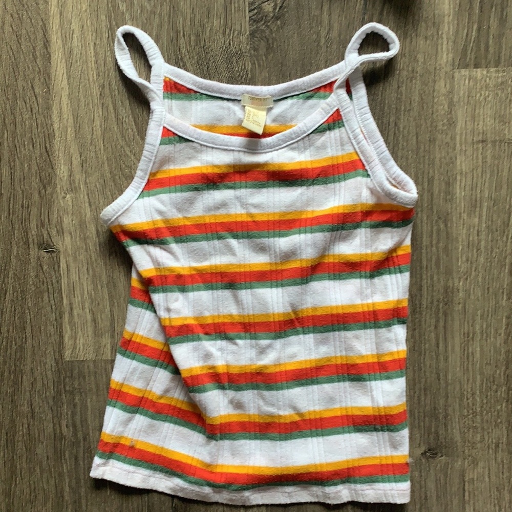 Multi colored tank
